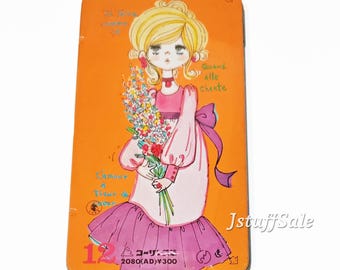 Vintage 1970s Ado Mizumori Colleen Colored Pencil Set (12 Colors) – Unused