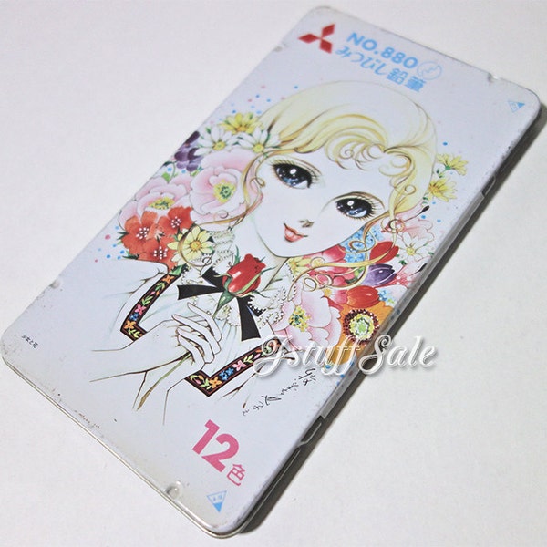 Mitsubishi Vintage Colored Pencils - 70's Japanese manga