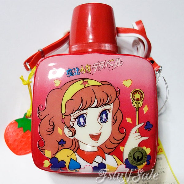 Magical Girl Lalabel - 80's vintage plastic water bottle