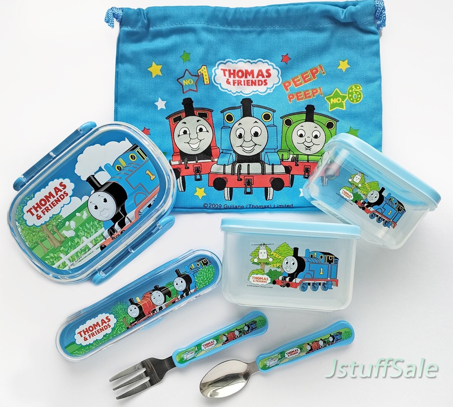 Team Thomas and Friends Blue Lunch Box 