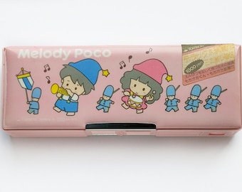 80s Vintage Double-sided pencil case (Melody Poco )