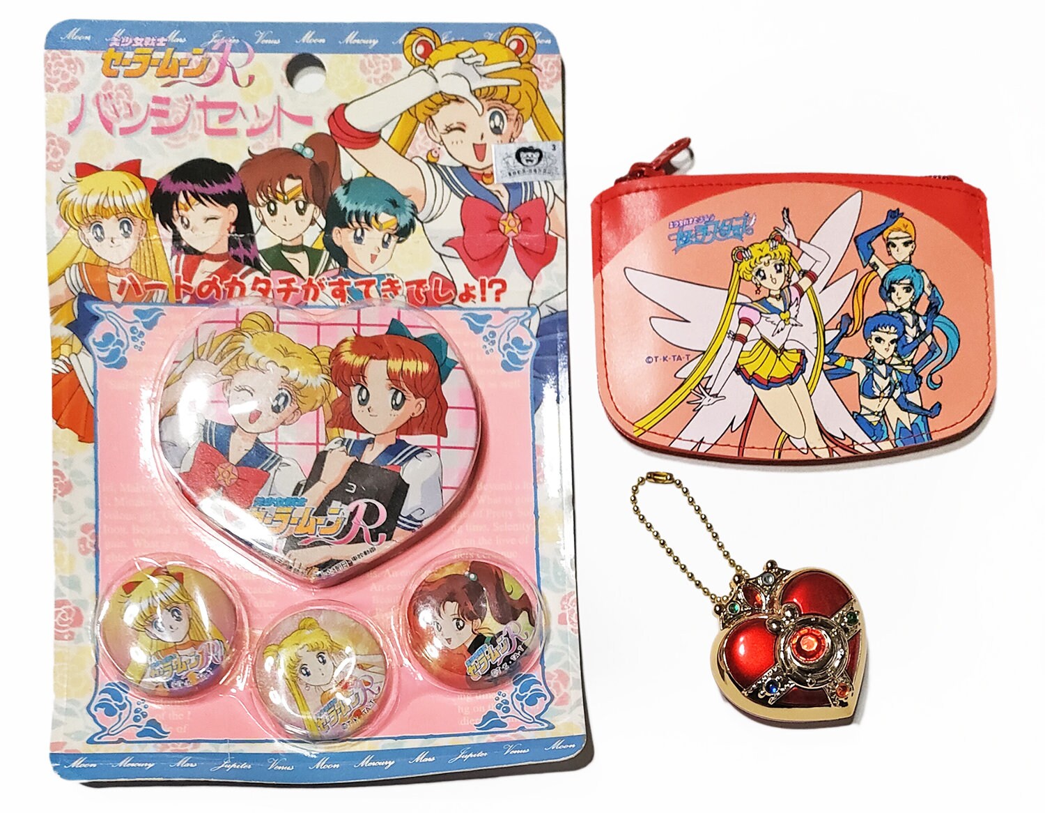  Sailor Anime Kawaii Moon Girl Pink Lanyard for Keys ID Badge  Holder Moon Girl Keychain Anime Moon Girl Gift (KKT-Sailor 2pcs 2109) :  Office Products