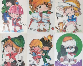 Original Vintage 1970s Iron-On Transfer Sheet – Choose Your Design