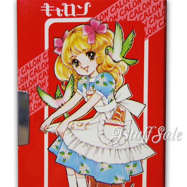 Rare! 70's vintage wide pencil case - Japanese manga