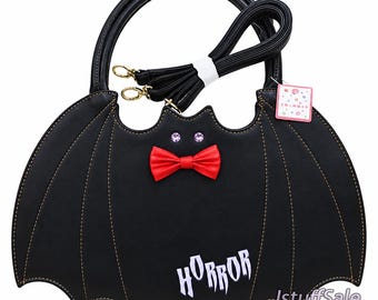 SWIMMER Tokyo Bat Bag Halloween Gothic Hand, Shoulder Bag Vampire Horror