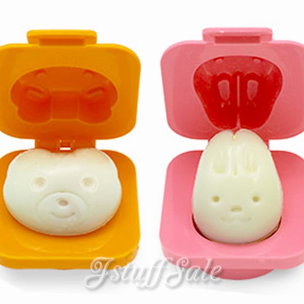 Bear & Bunny Egg Molds/ Egg Shapers