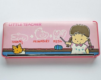 1980s Vintage Japanese Pencil Case (Little Teacher)