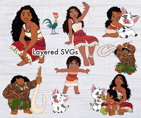 Moana 2 PNG Clipart Bundle, Moana 2 Svg, Moana Png Bundle With