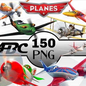 Flugzeuge Clipart, Flugzeuge PNG Bundle, ideal für Flugzeuge Geburtstage, Shirts und vieles mehr
