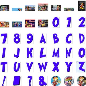 Mickey Mouse Numbers Racers Mickey Racers Clipart Bundle, Roadster Racers PNG Bundle, Mickey Png ...
