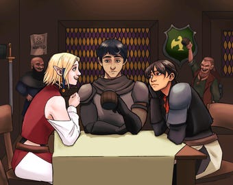 digital art, posters, dnd, character design, stylized, creative, drawing, art commission