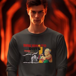 Sakamoto Days Anime Funny Sweatshirt, Manga Lover Gift, Otaku Shirt, Japanese Animation Graphic Top, Cosplay Apparel