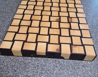 End Grain Cutting Board - Etsy