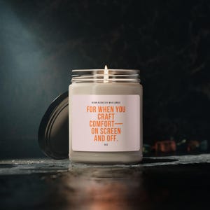 Gamer Comfort Kerze, Für Wenn Sie Komfort On Screen und Off herstellen, gemütliches Geschenk für Gamer, Gamer Dekor, LGBTQ+ & Gamerinnen