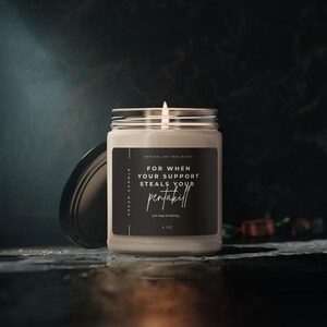 League Gamer Candle, When Your Support Steals Your Pentakill, Funny LoL Gift, MOBA Gamer Decor, Tilt Recovery Candle