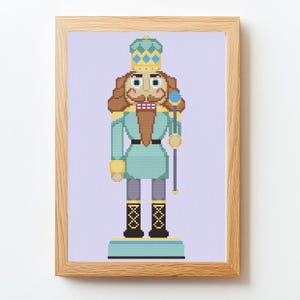King Nutcracker Cross Stitch PDF Pattern