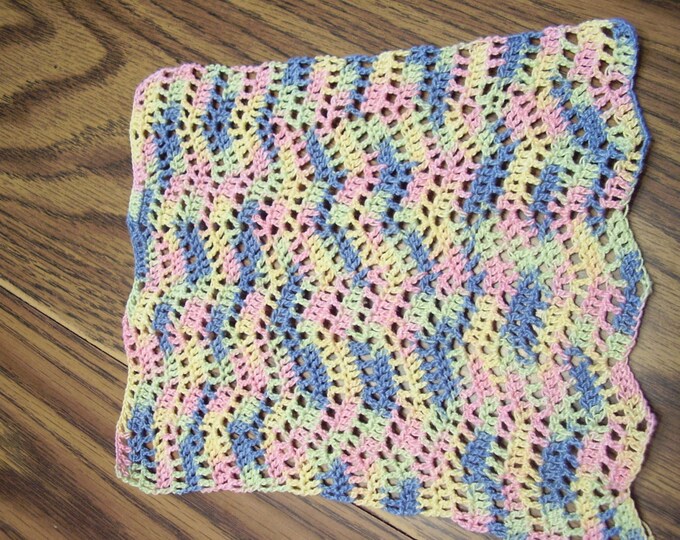 Mini Zig Zag Crochet Afghan Blanket Etsy