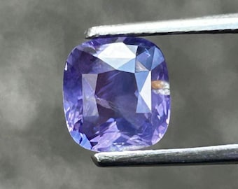 2.55Ct AIG Certified 100% Natural Unheated Purple Sapphire From Madagascar
