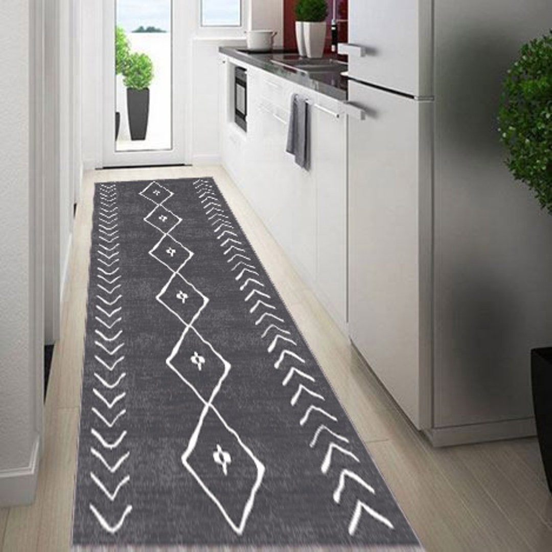 Vintage Runner Rug, Antislip Rug, Rug for Your Hall Room, Unique Rug