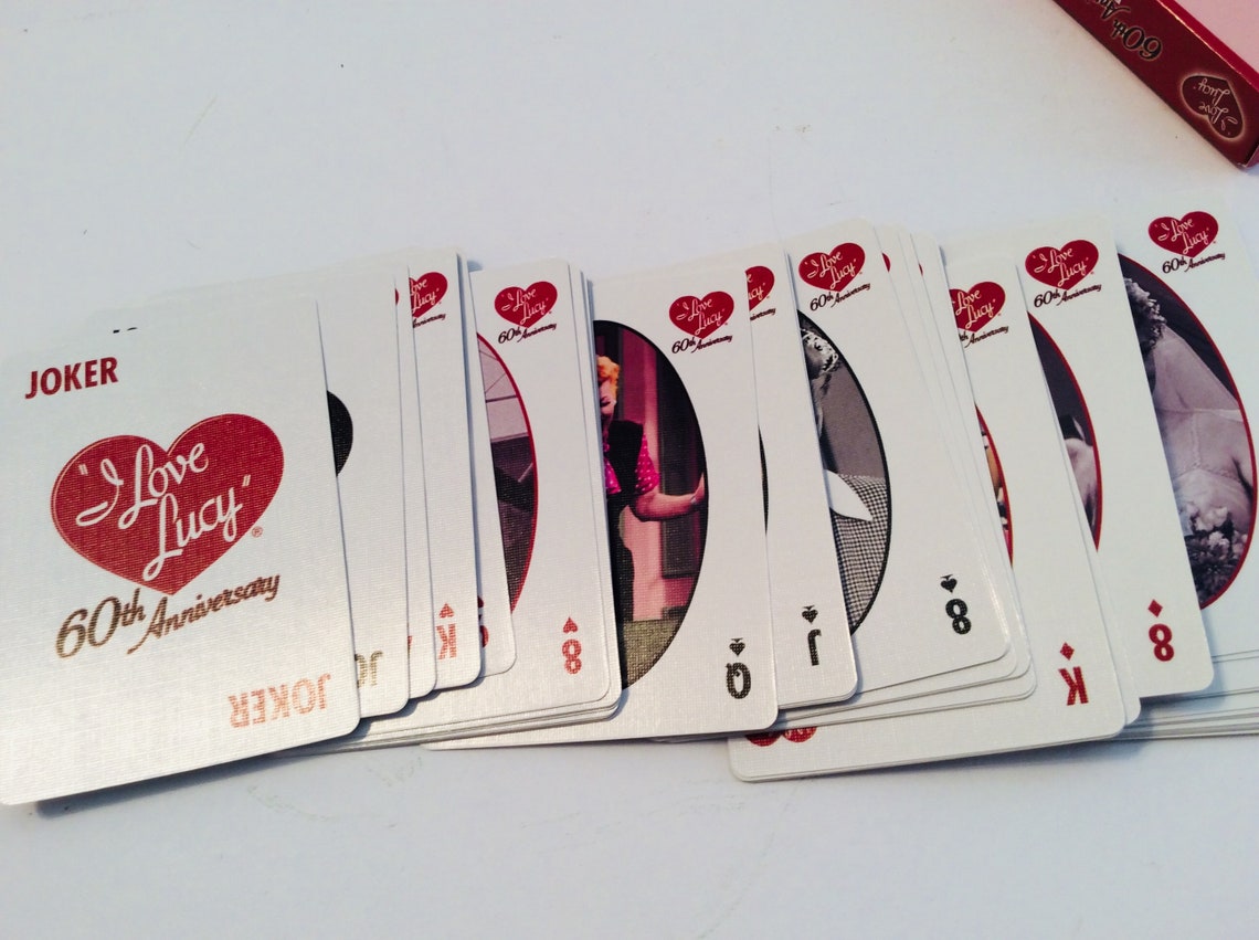 HOT SALEI love Lucy playing cards...mint From Just Etsy