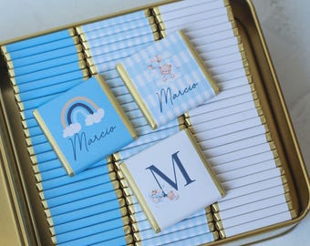 50 Pcs Baby Shower Chocolate, Personalized Baby Chocolate, New Born Favors, Custom Chocolate Favors, NewBorn Chocolate, Baby Party Favors