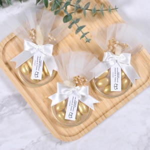 Personalized Wedding Favors: Chocolate Covered Almond Candy Gifts