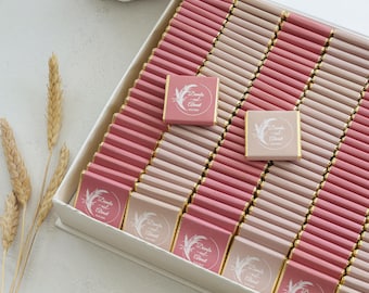Personalisierte Hochzeit Gastgeschenke: Kundenspezifische elegante Gastgeschenke, Hochzeit, Verlobung, Geburtstag, Taufe, Babyparty, Hochzeitsschokolade