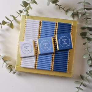 50 pezzi di cioccolato per matrimonio, cioccolato personalizzato, bomboniere di cioccolato per matrimonio, bomboniere di matrimonio, cioccolato di fidanzamento, bomboniere per gli ospiti, matrimonio