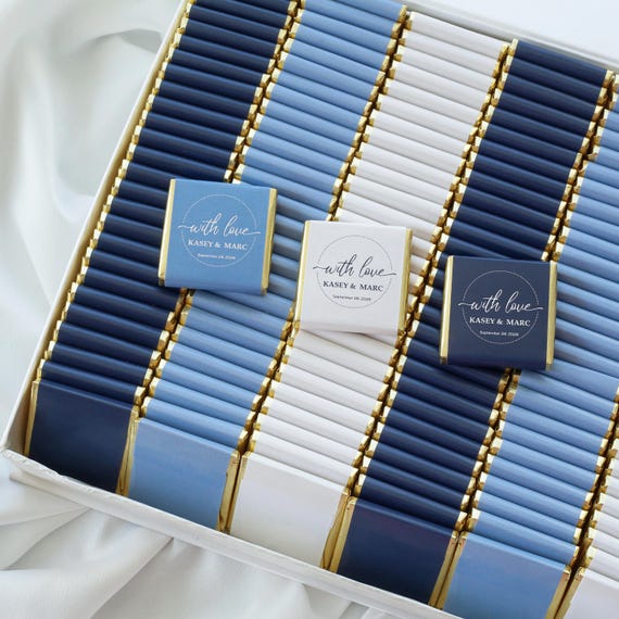 50 Pcs Wedding Chocolate, Wedding Chocolate Favors, Customized Chocolate, Wedding Favors, Engagement Chocolate, Favors For Guests, Wedding