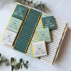 Sweet 16 Party Favors, Custom Birthday Chocolate, Quinceañera Chocolates, Sweet 15 Party Favors, Mis Quince Party Favors, Quinceañera Favors