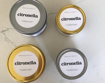 Citronella Candle Tin