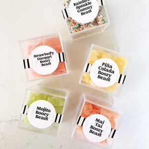 Cocktail Inspired Gummy Bears.