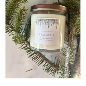 Fraser Fir Soy Wax Scented Candle