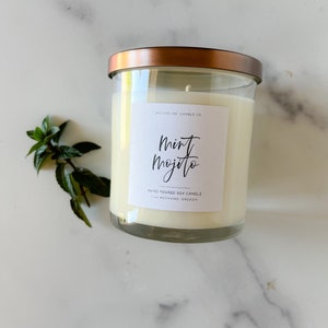 Mint Mojito Soy Wax Scented Candle