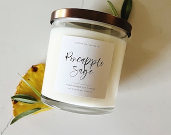 Pineapple Sage Soy Wax Candle