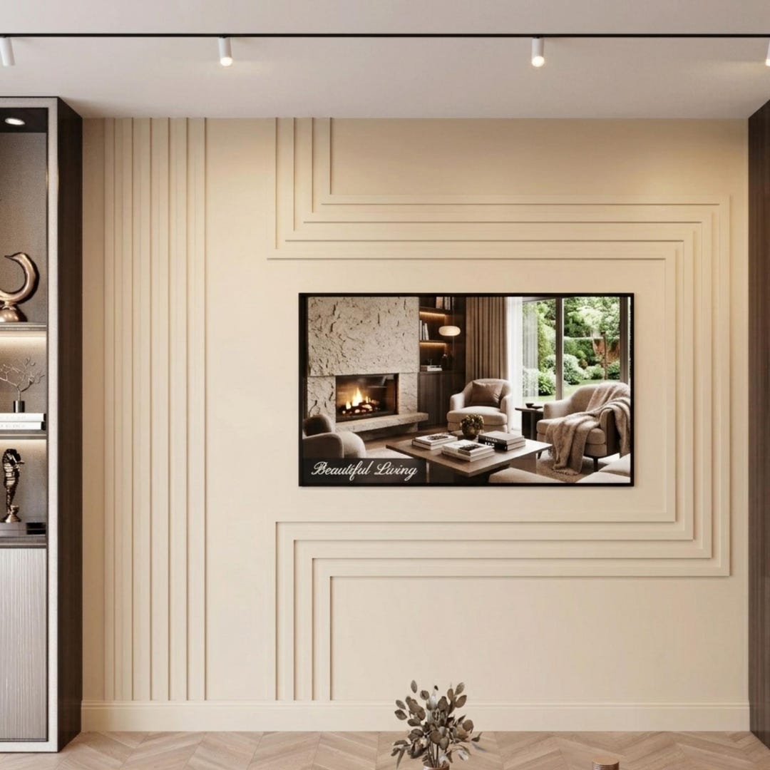 Pre-cut Wall Molding Kit: Easy Install Paneling, Interior Wall Decor - Etsy