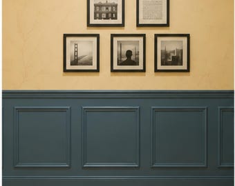 Pre-Cut Primed Wall Molding Kit: Easy DIY Wall Paneling