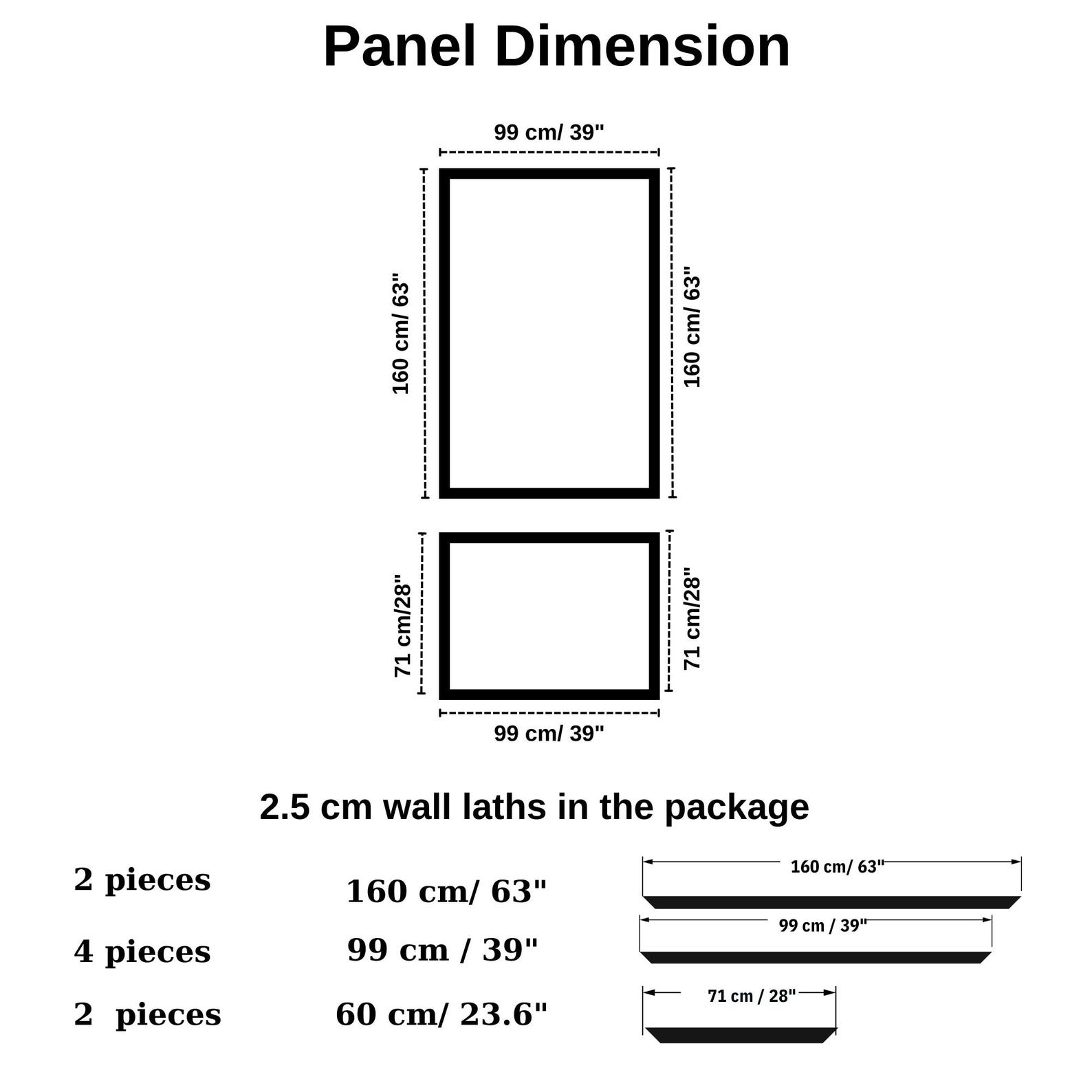 Pre-cut Primed Wall Molding Kit: Easy DIY Wainscoting Panels - Etsy