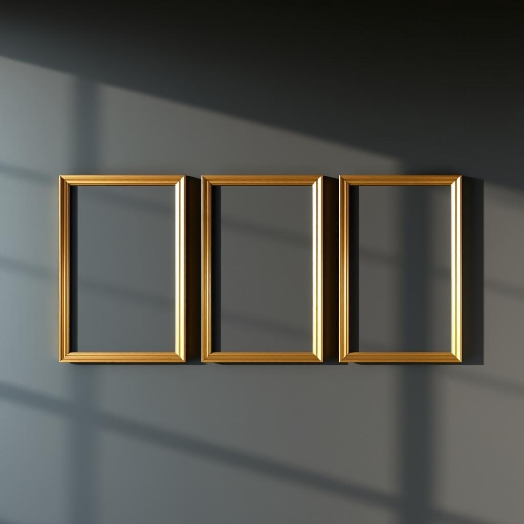 Gold Wall Molding Kit, DIY Pre-cut Paneling, Easy Install - Etsy