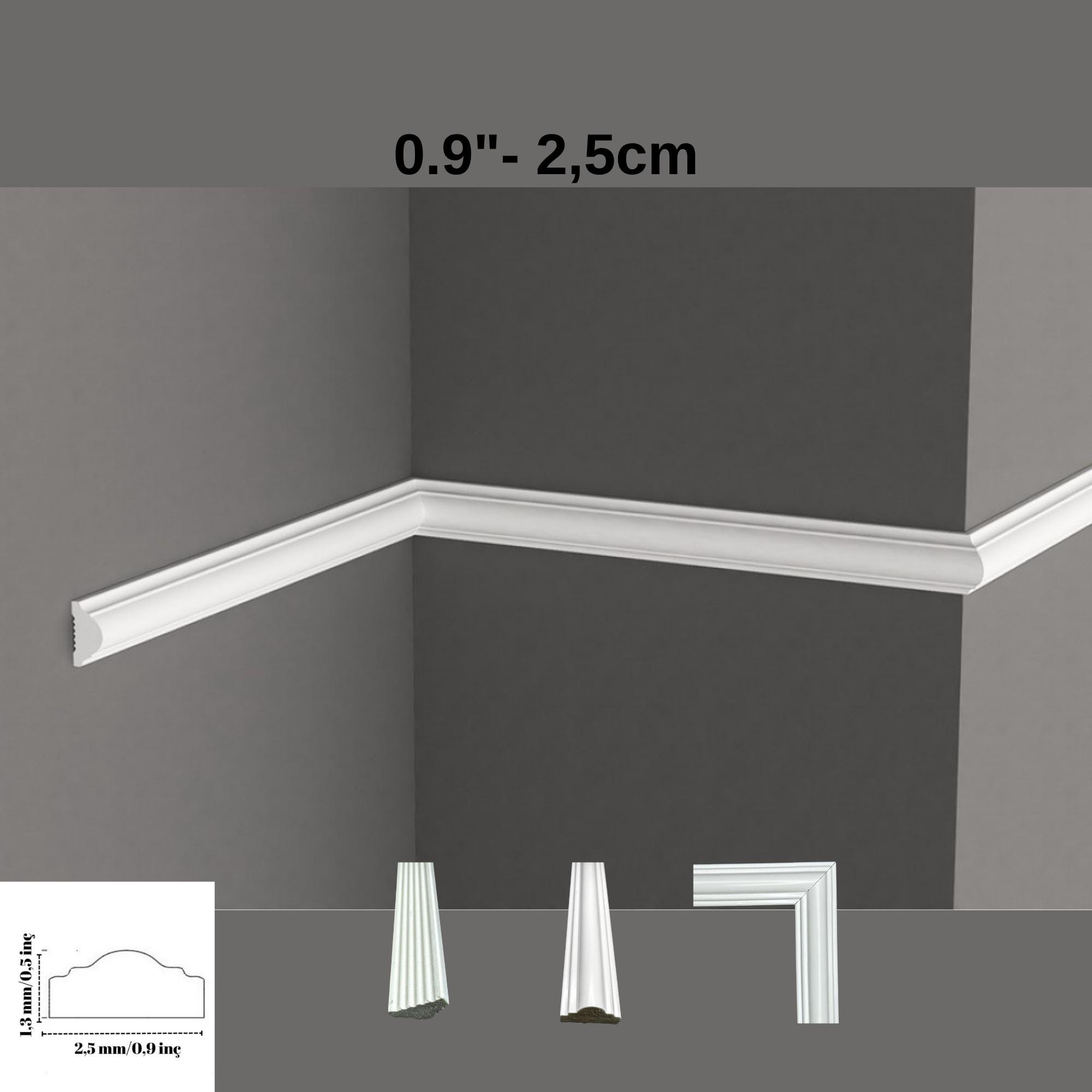 DIY Wall Molding Kit – Pre-cut, Primed Wainscoting Panels, Moisture ...