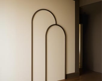 Ovale lijstlijst van MDF: wandpaneeldecoratie, modern accentlijst