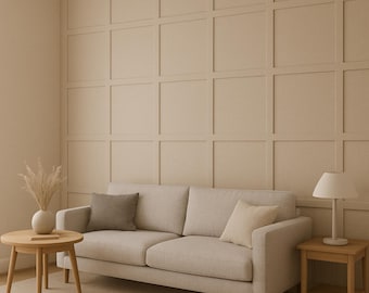 Vorgeschnittenes Wandleistenset, einfach zu installierende moderne Wandverkleidung, nach benutzerdefinierten Spezifikationen hergestellt
