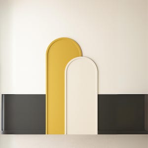 MDF Oval Rahmenleiste: Wanddekoration, moderner Akzentrahmen