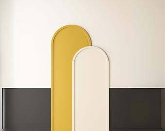 MDF Oval Frame Trim: Wall Panel Decoration, Modern Accent Frame