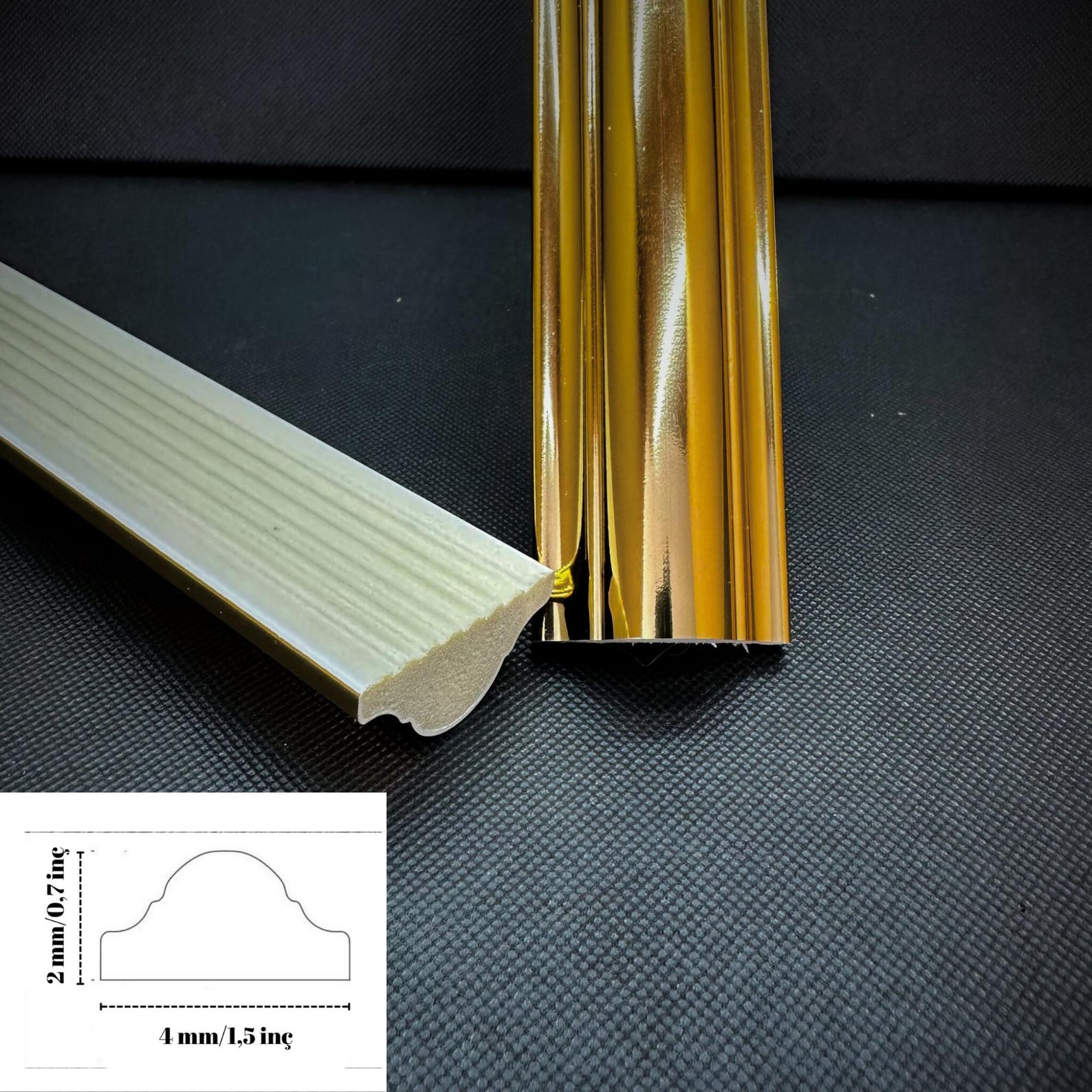 Gold Wall Molding Kit, DIY Pre-cut Paneling, Easy Install - Etsy