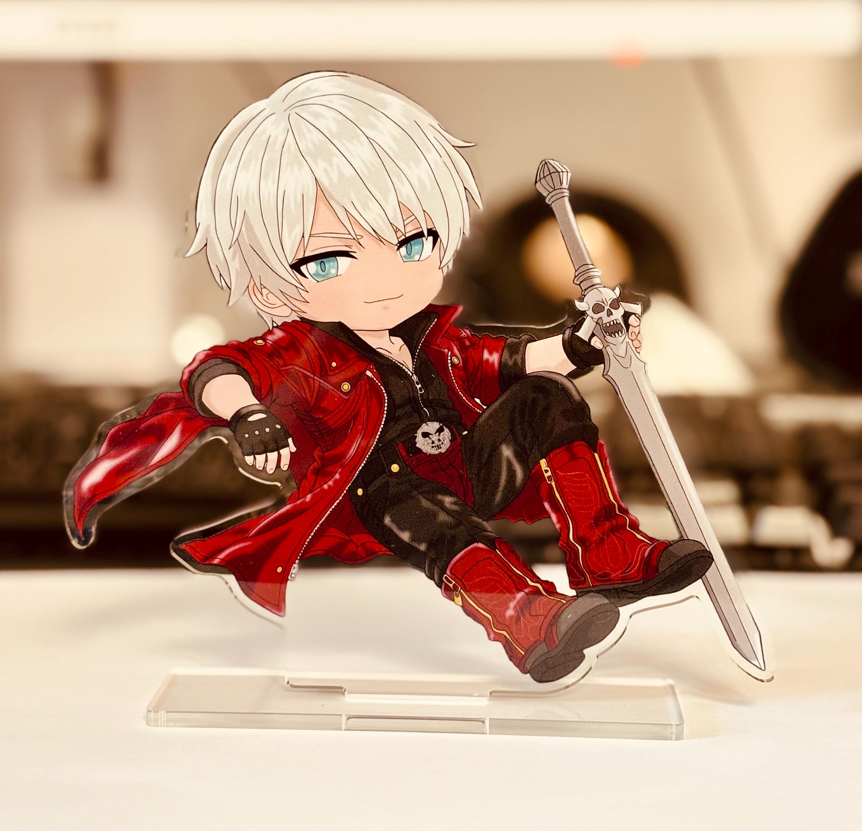 Dante Devil May Cry 4 Standee HUGE Raine Gaming Chibi Collectible Standee