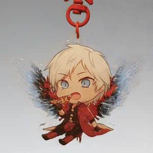 Dante Pizza Man Devil May Cry Raine Gaming Sparda Brothers Chibi Collectible