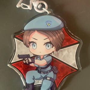 Jill Valentine Leon S Kennedy Resident Evil Raine Gaming Chibi Collectible Chris Ada remake