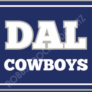 Dallas Cowboys Crochet Blanket PATTERN (SC)