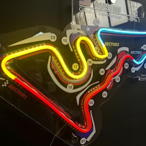 America COTA Circuit Neon Racerbana | F1-formel | Design av racerbanor | Simracing bild 9